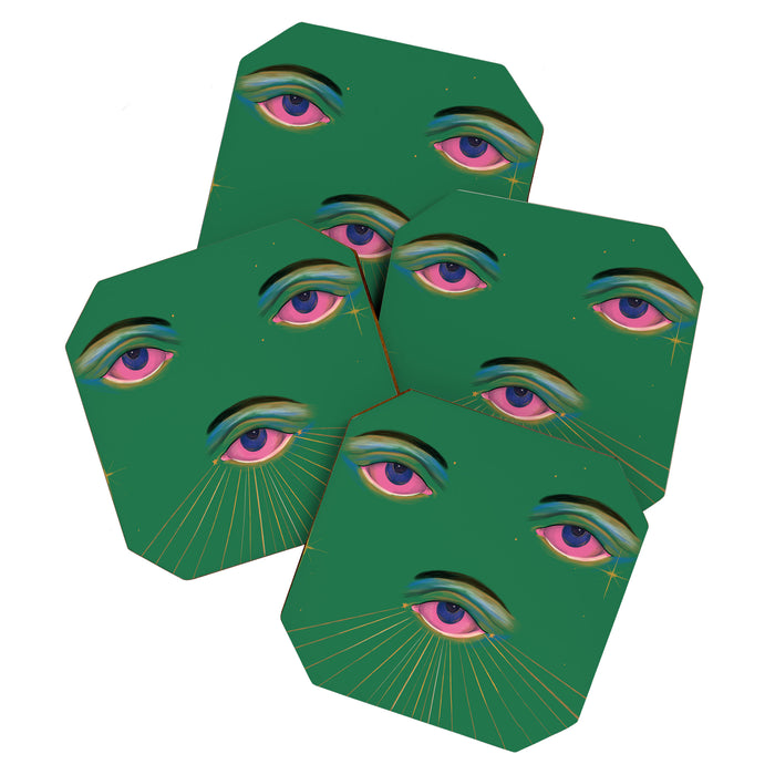 Three Eyes  Coaster Gallery Image 1
