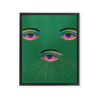 Three Eyes  Framed Canvas Print Gallery Image 8