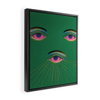 Three Eyes  Framed Canvas Print Gallery Image 2