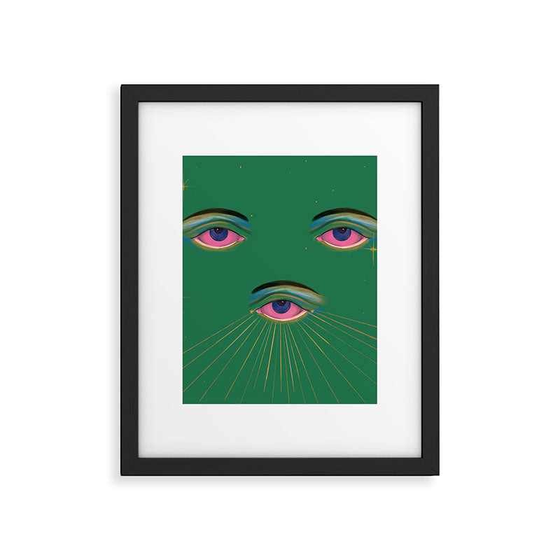 Three Eyes  Framed Art Print Gallery Image 6