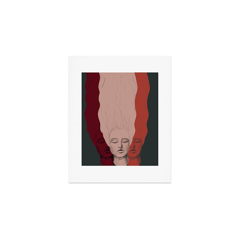 Three Heads Art Print Gallery Image 1
