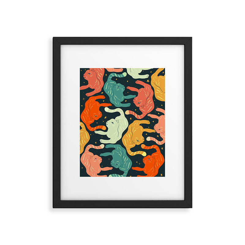Tigers in the sky Framed Art Print Gallery Image 6