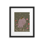 Turtles riding the Hippo Express  Framed Art Print Gallery Image 6