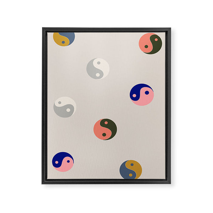 Yin and yang  Framed Canvas Print Gallery Image 1