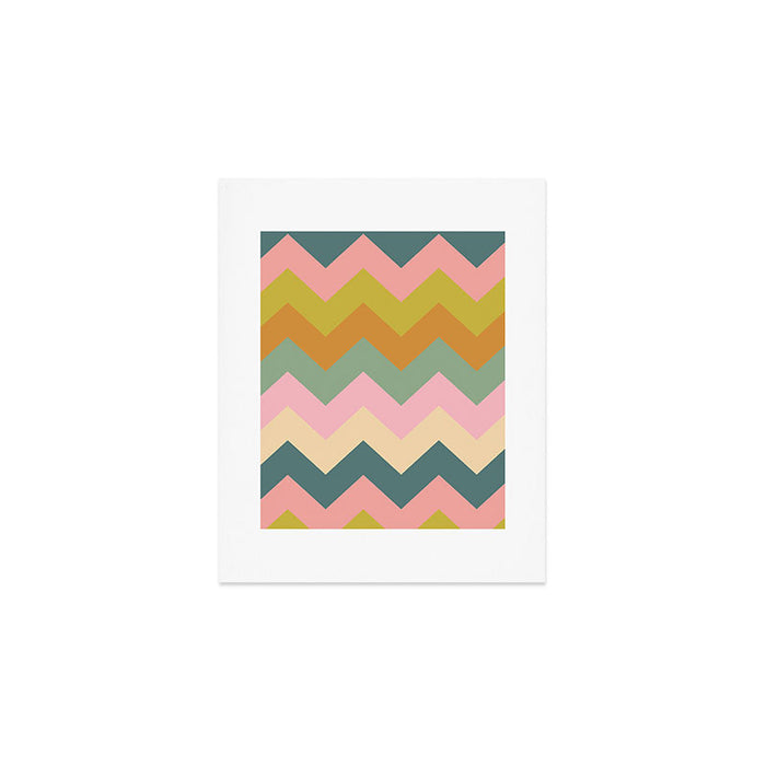 Zigzag pattern Art Print Gallery Image 1
