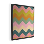 Zigzag pattern Framed Canvas Print Gallery Image 2