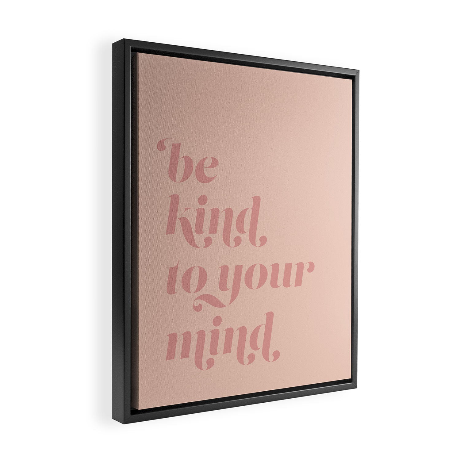 Be Kind to Your Mind Framed Canvas Print Gallery Image 2