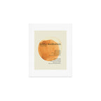 Metta Meditation Orange Loving Kindness Art Print Gallery Image 1