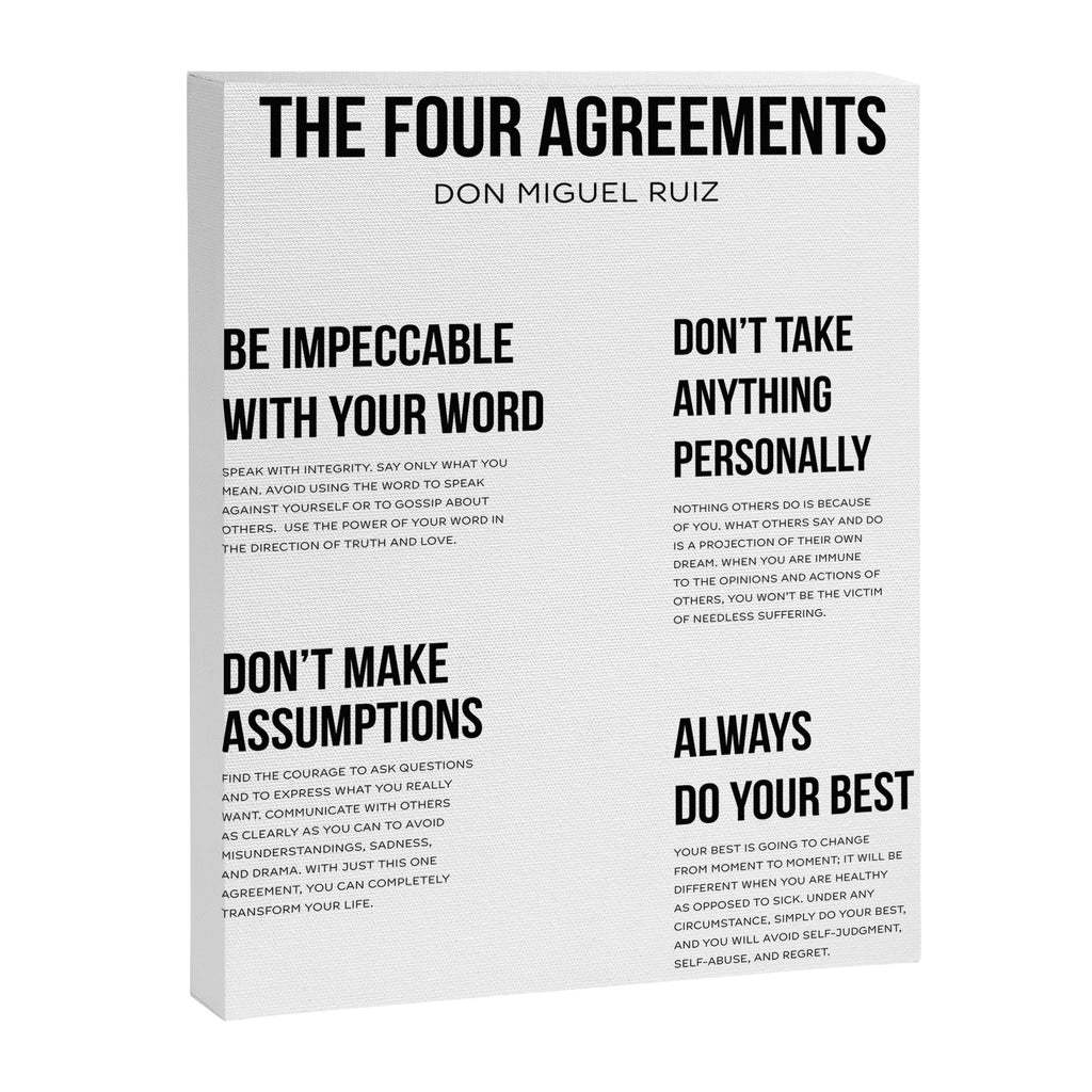 The Four Agreements 2 Canvas Print Gallery Image 6
