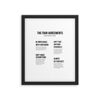 The Four Agreements 2 Framed Art Print Gallery Image 5
