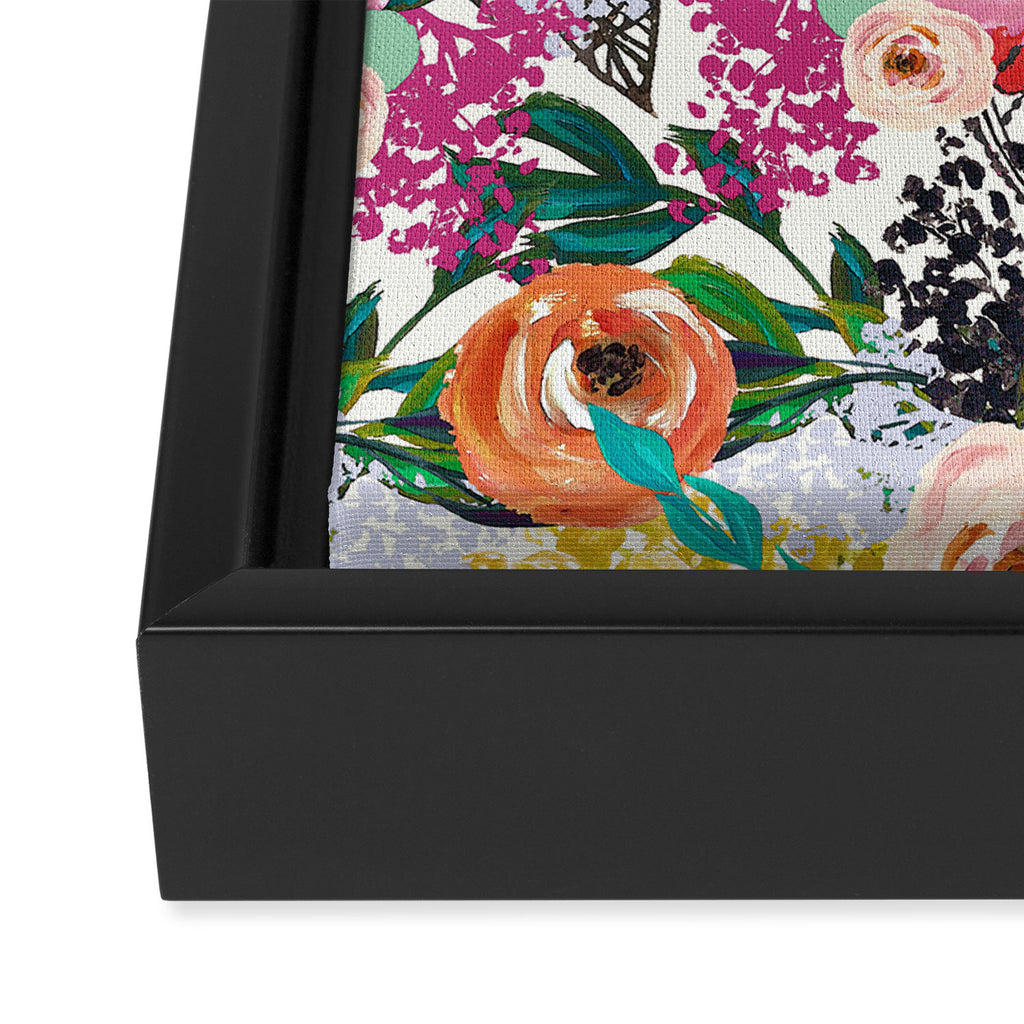 Autumn Blooms Framed Canvas Print Gallery Image 3