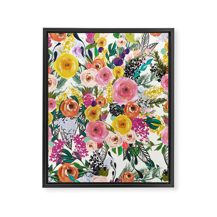 Autumn Blooms Framed Canvas Print Gallery Image 1