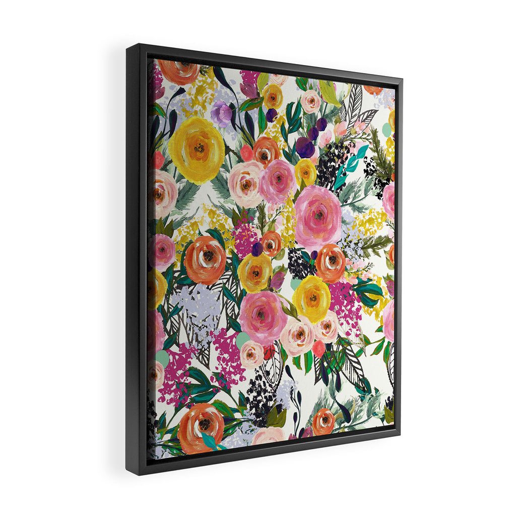 Autumn Blooms Framed Canvas Print Gallery Image 2