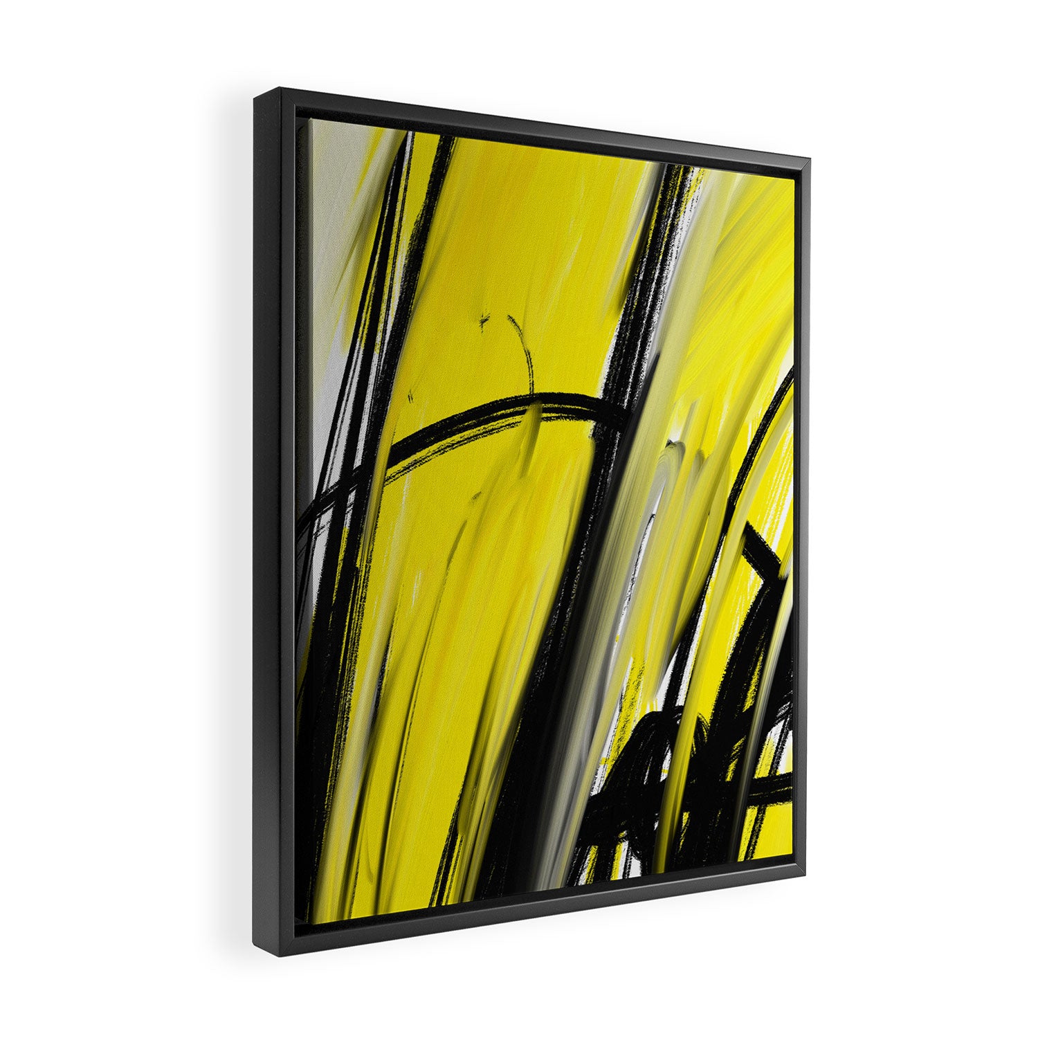 Expressionist Painting. Abstract 86. Framed Canvas Print Gallery Image 2