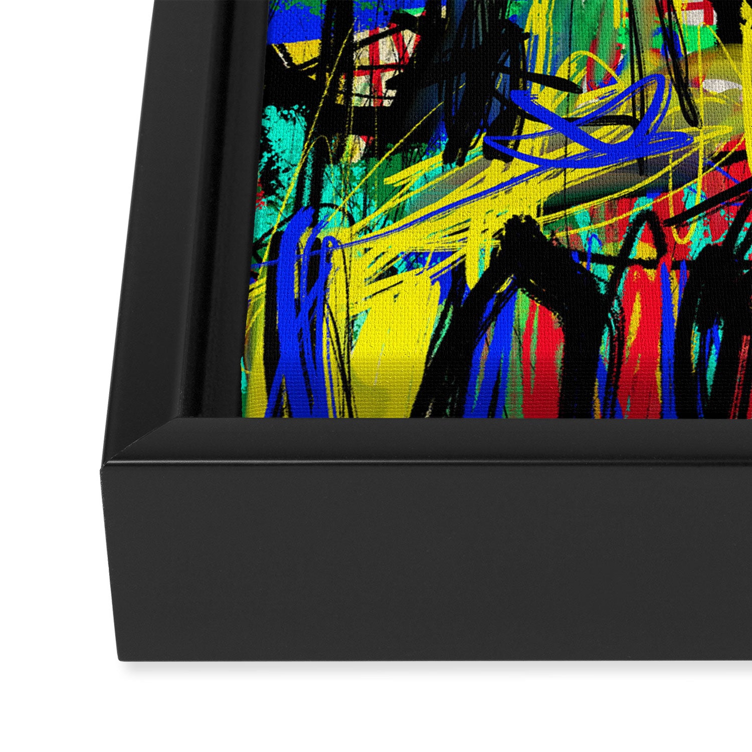 Urban Graffiti. Character 1. Framed Canvas Print Gallery Image 3