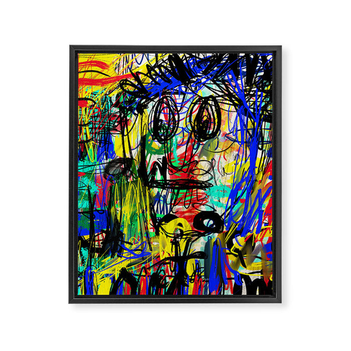 Urban Graffiti. Character 1. Framed Canvas Print Gallery Image 1