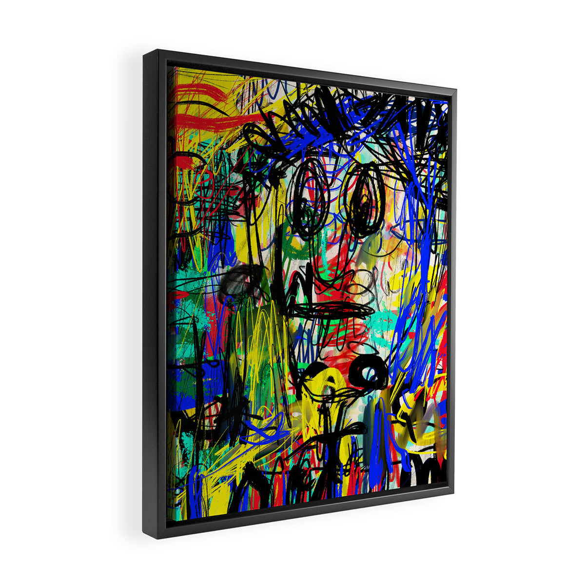 Urban Graffiti. Character 1. Framed Canvas Print Gallery Image 2