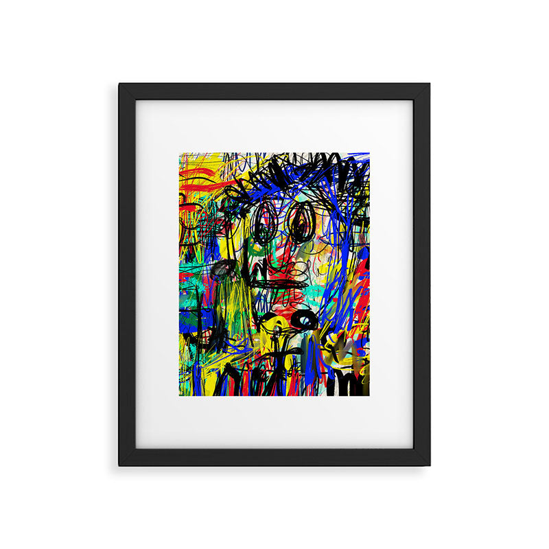 Urban Graffiti. Character 1. Framed Art Print Gallery Image 6