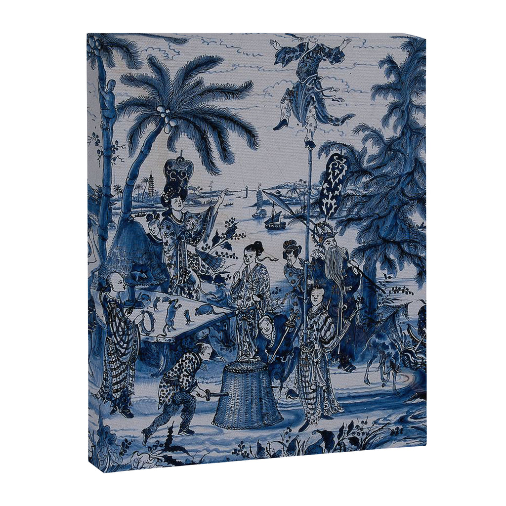 17th Century Delftware Chinoiserie Canvas Print Gallery Image 6