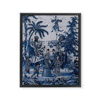 17th Century Delftware Chinoiserie Framed Canvas Print Gallery Image 6