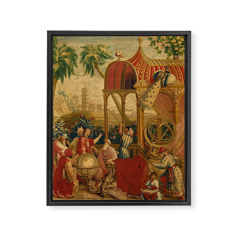 Beijing Observatory Chinoiserie Framed Canvas Print Gallery Image 6