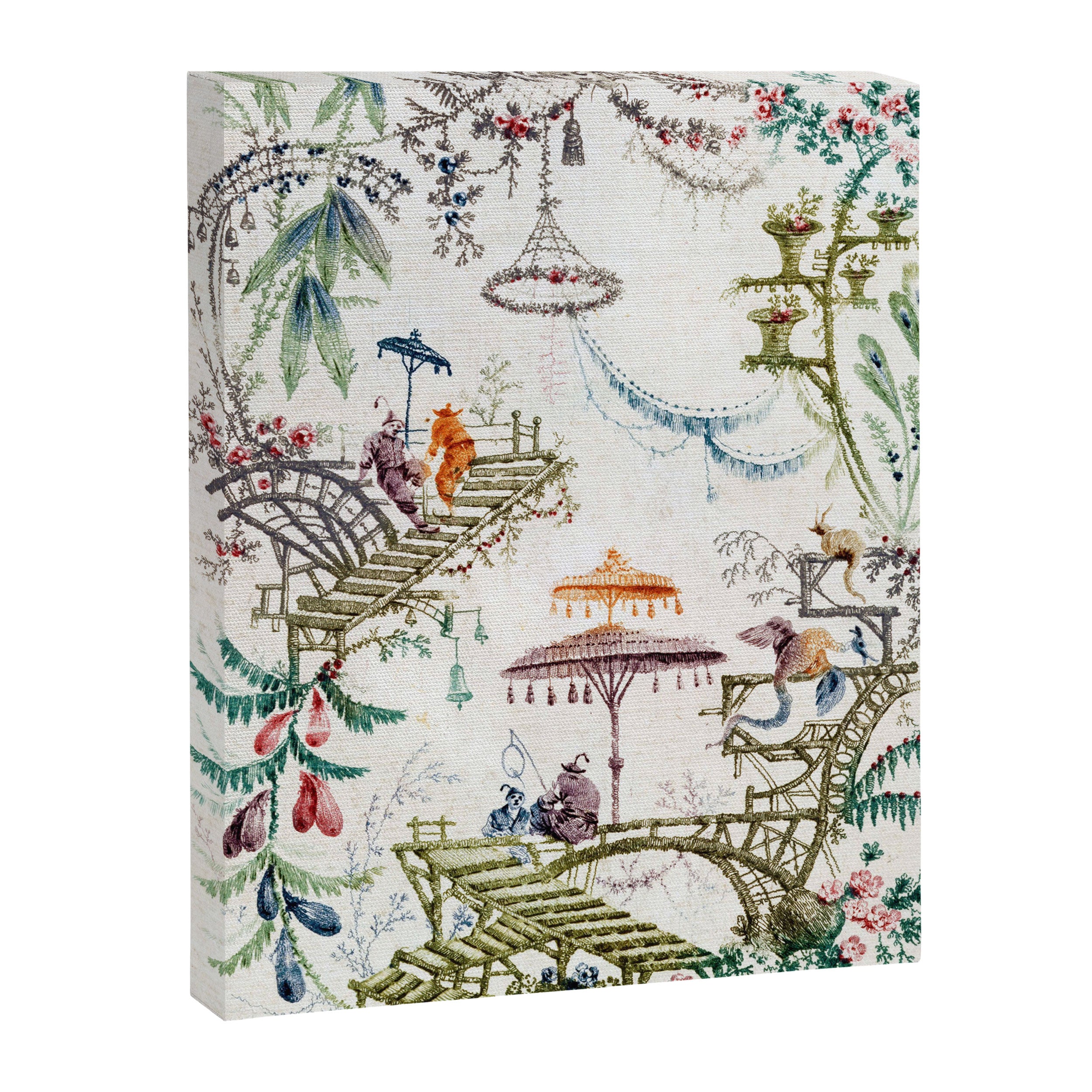 Enchanted Forest Chinoiserie Canvas Print Gallery Image 6