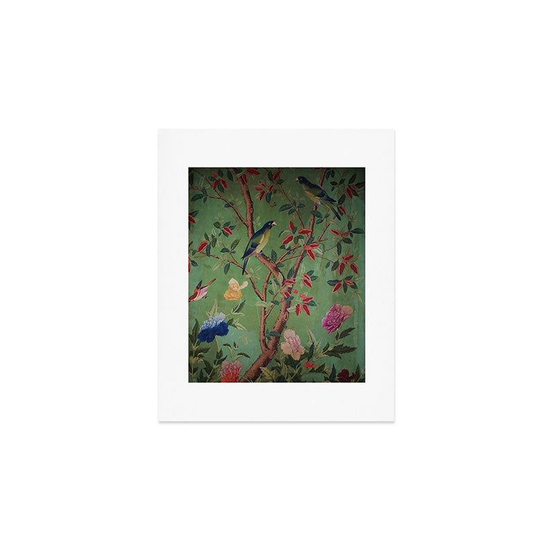 Green Dream Chinoiserie Art Print Gallery Image 1