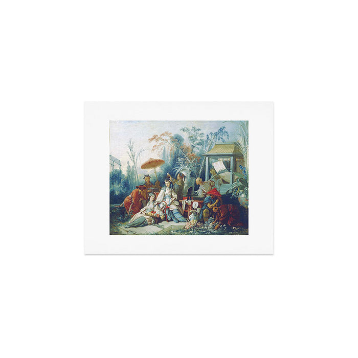 Le Jardin Chinois by François Boucher Art Print Gallery Image 1