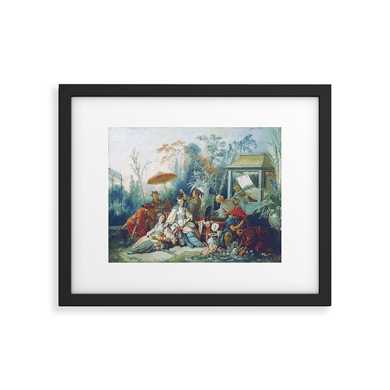 Le Jardin Chinois by François Boucher Framed Art Print Gallery Image 5