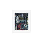 Retro Pop Eighties Boombox Radio Pattern Art Print Gallery Image 1