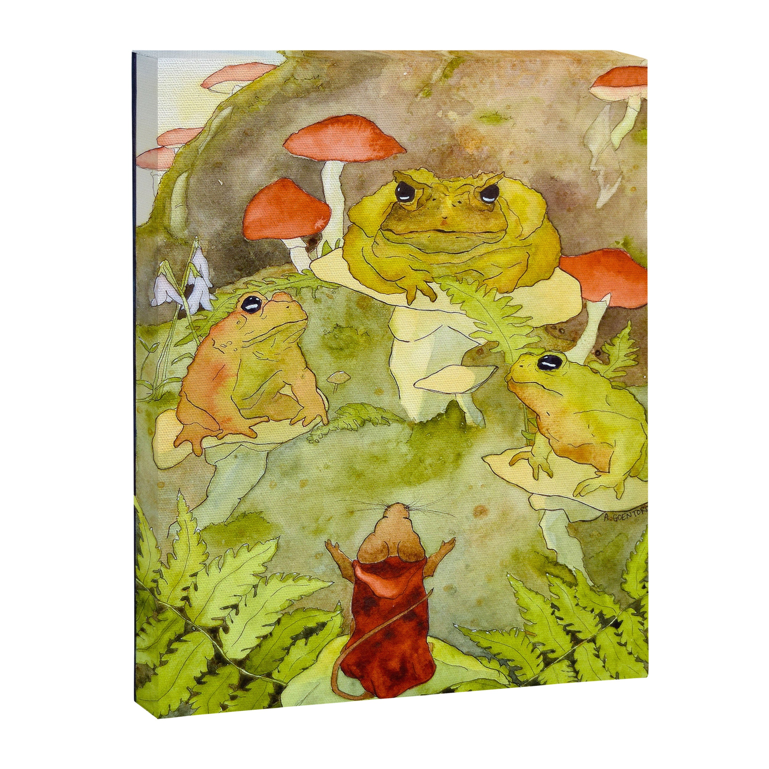 Toad Council Canvas Print Gallery Image 6