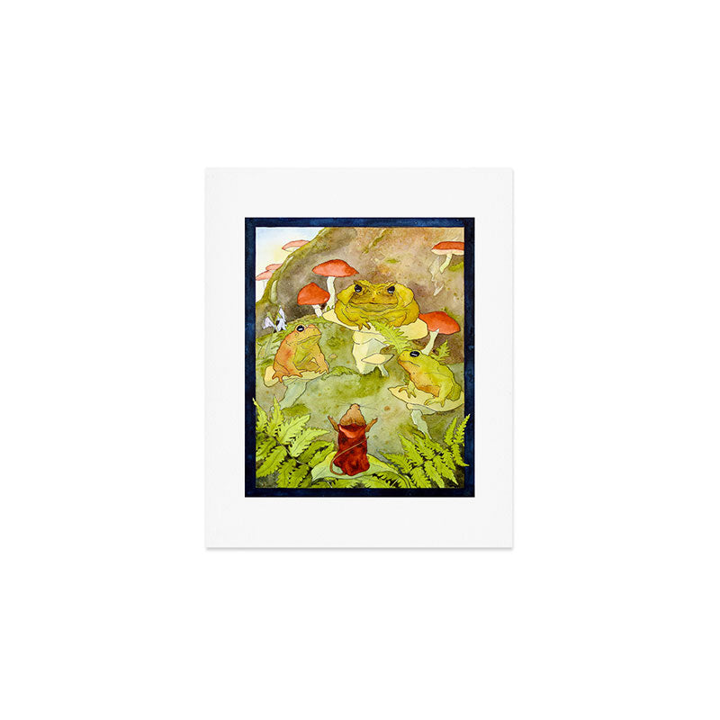 Toad Council Art Print Gallery Image 1