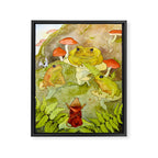 Toad Council Framed Canvas Print Gallery Image 6