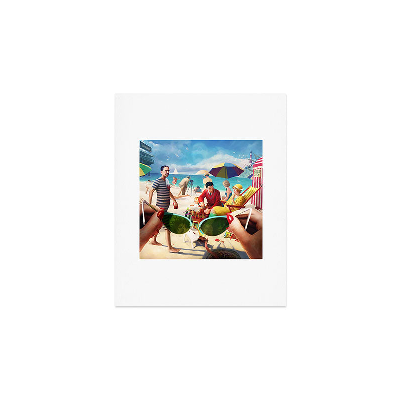 Under The Boardwalk Art Print Gallery Image 1