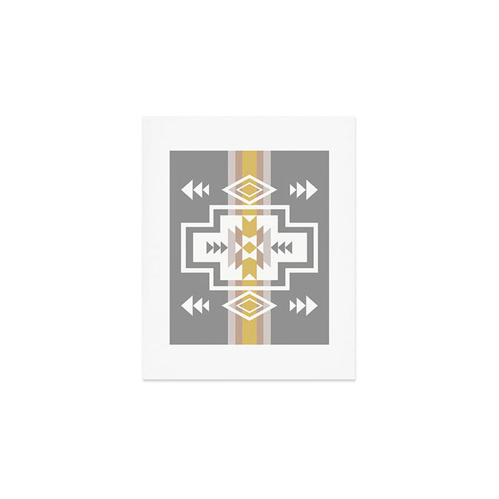 Aztec Stripes Art Print Gallery Image 1
