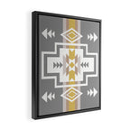 Aztec Stripes Framed Canvas Print Gallery Image 2