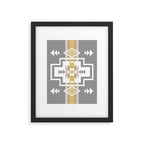 Aztec Stripes Framed Art Print Gallery Image 5