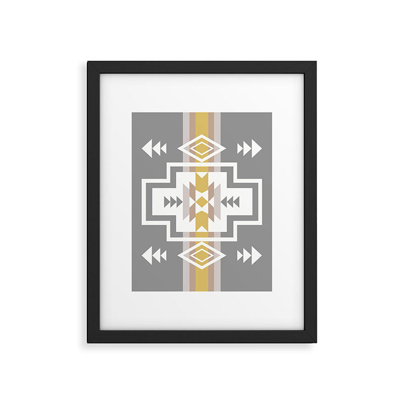 Aztec Stripes Framed Art Print Gallery Image 5