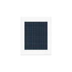 Abstract Plaid 2 blue Art Print Gallery Image 1