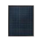 Abstract Plaid 2 blue Framed Canvas Print Gallery Image 8