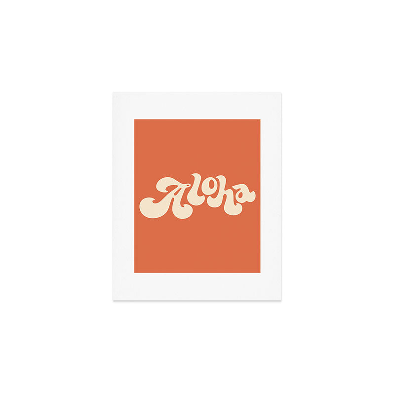 Aloha orange Art Print Gallery Image 1