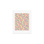Colorful Polka Dots pattern bright Art Print Gallery Image 1