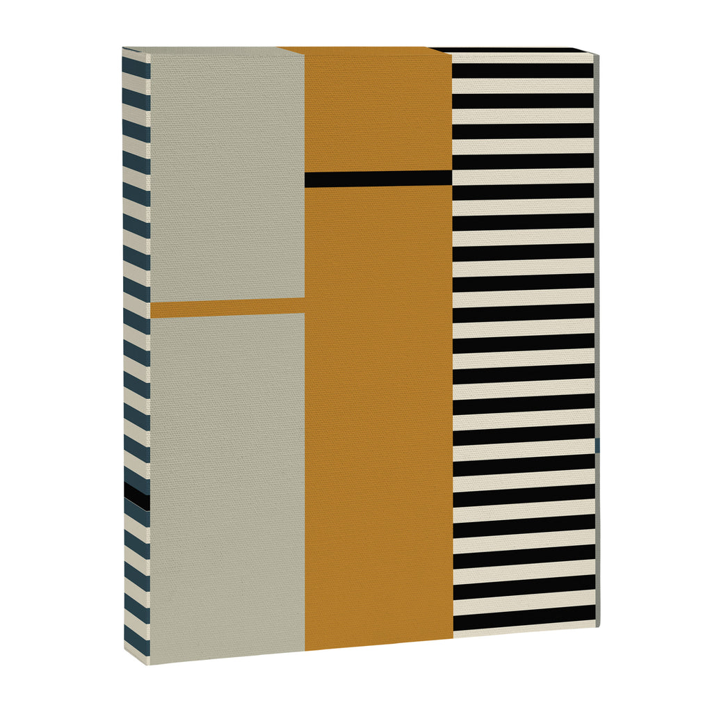 Irregular Stripes 2 neutral Canvas Print Gallery Image 8