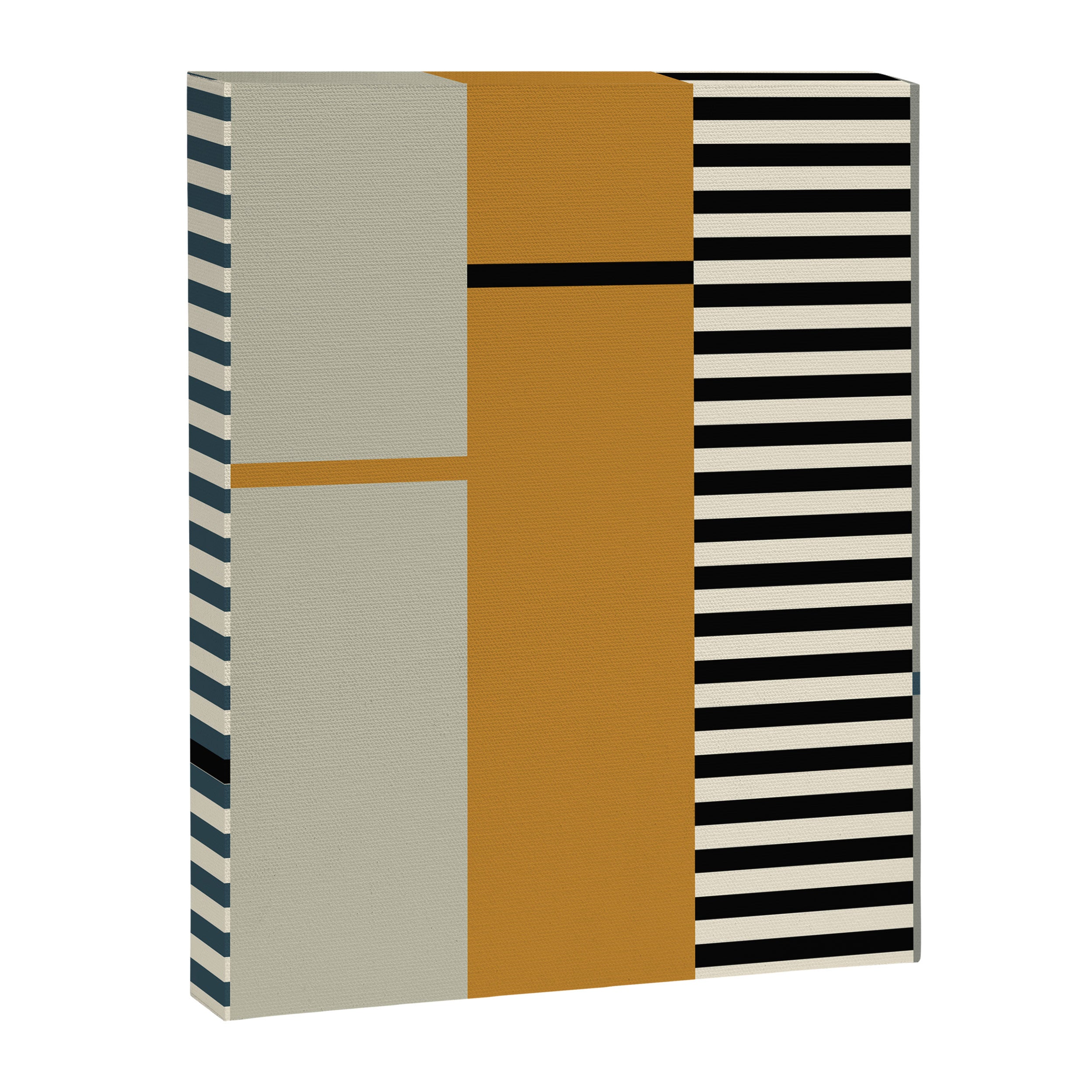 Irregular Stripes 2 neutral Canvas Print Gallery Image 8