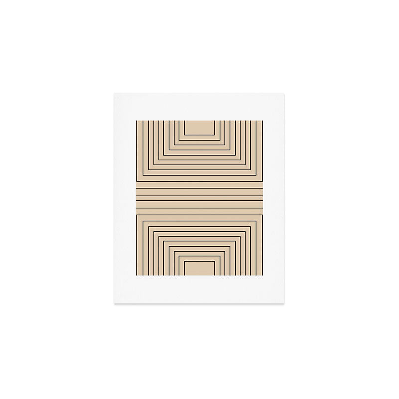 Layers 2 black Art Print Gallery Image 1