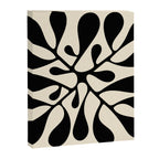 Matisse Inspired Abstract Cut Outs black Canvas Print Gallery Image 8