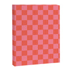 Textured Plaid pattern red and pink Canvas Print Gallery Image 8