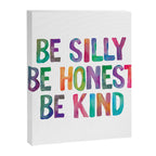 Be Silly Be Honest Be Kind Canvas Print Gallery Image 8