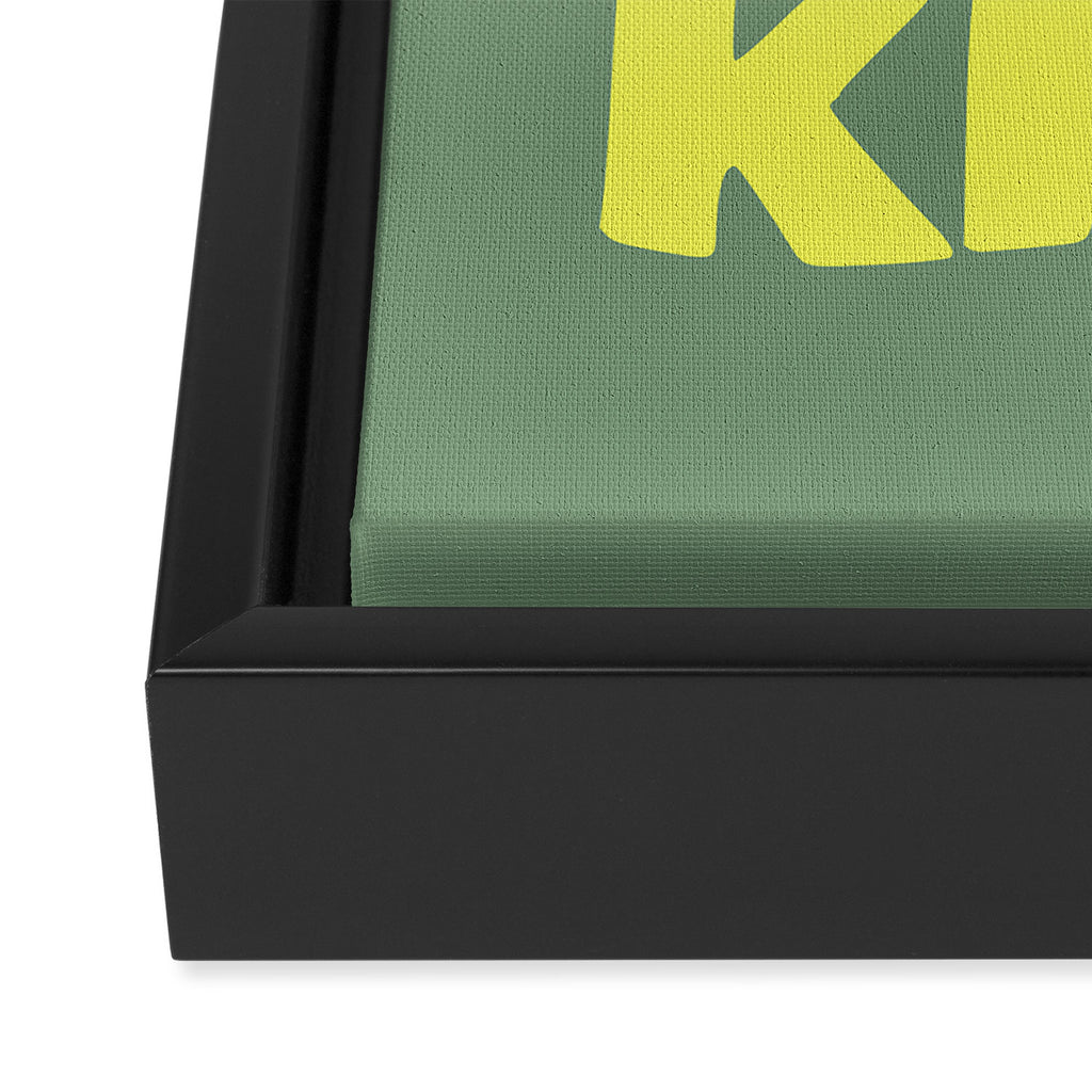 Cool to Be Kind Framed Canvas Print Gallery Image 3