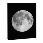 Full Moon print black-white photograph new lunar eclipse poster bedroom home wall decor Canvas Print Gallery Image 8